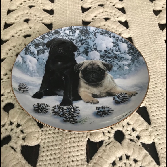 danbury mint pug plates